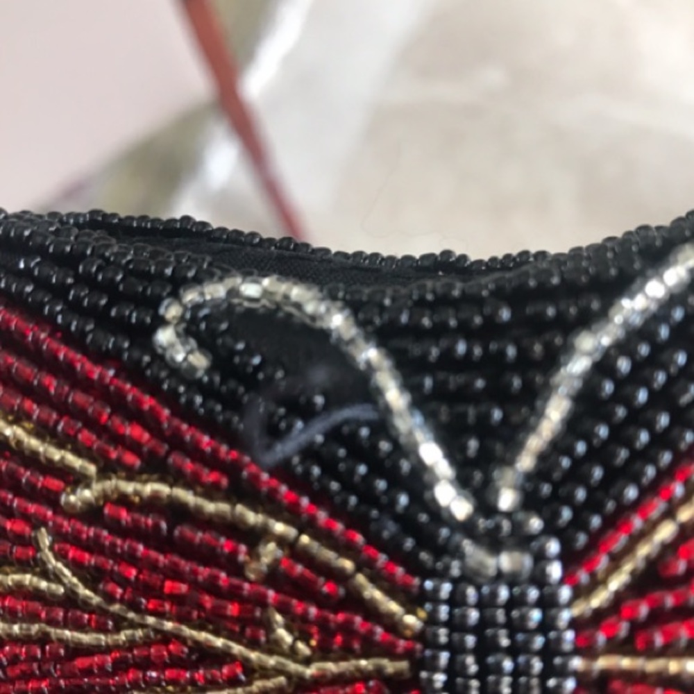 Neiman Marcus Beaded Butterfly Purse - Picture 5 of 7